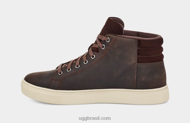 couro pardo 4VTTD2298 UGG homens Baysider tempo alto