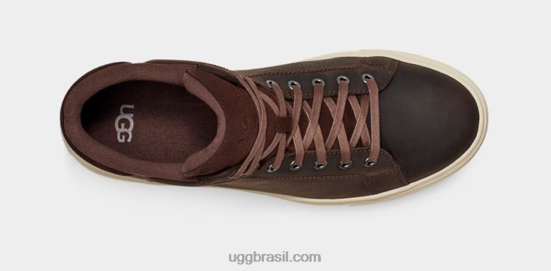 couro pardo 4VTTD2298 UGG homens Baysider tempo alto