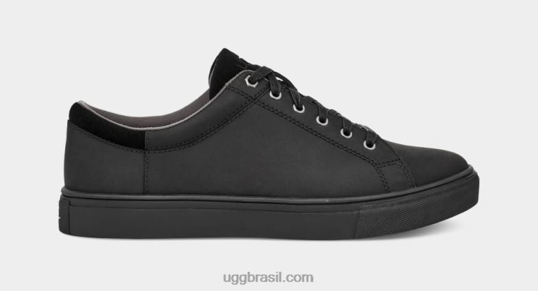 couro tnl preto 4VTTD2294 UGG homens baysider tempo baixo