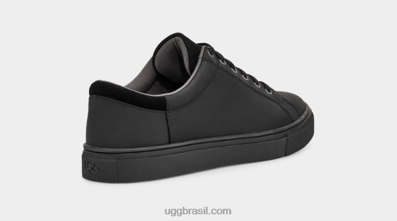 couro tnl preto 4VTTD2294 UGG homens baysider tempo baixo