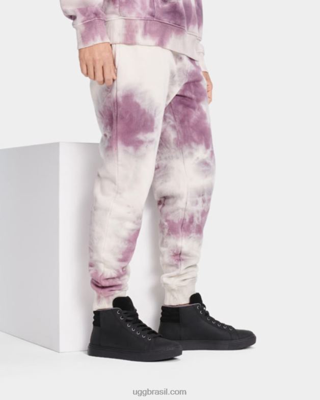 couro tnl preto 4VTTD2297 UGG homens Baysider tempo alto