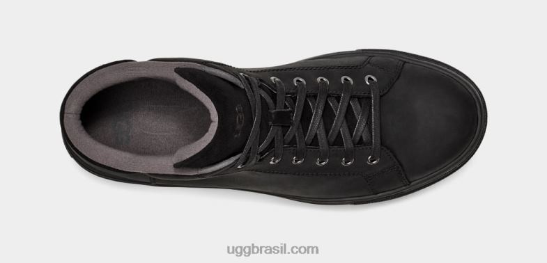 couro tnl preto 4VTTD2297 UGG homens Baysider tempo alto