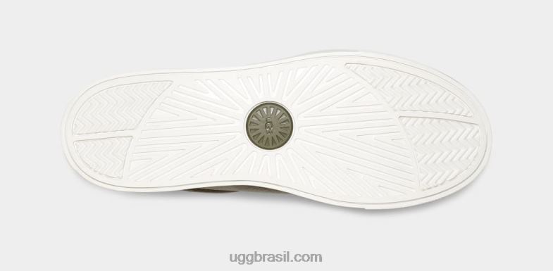 couro verde musgo 4VTTD1563 UGG homens baysider tempo baixo