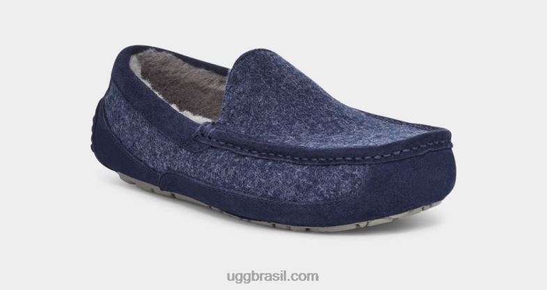 safira escura 4VTTD235 UGG homens lã ascot
