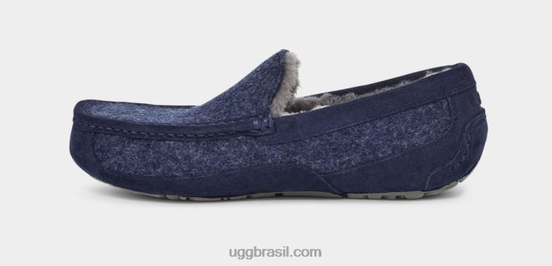 safira escura 4VTTD235 UGG homens lã ascot