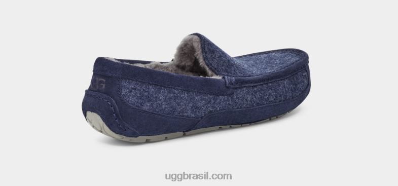 safira escura 4VTTD235 UGG homens lã ascot