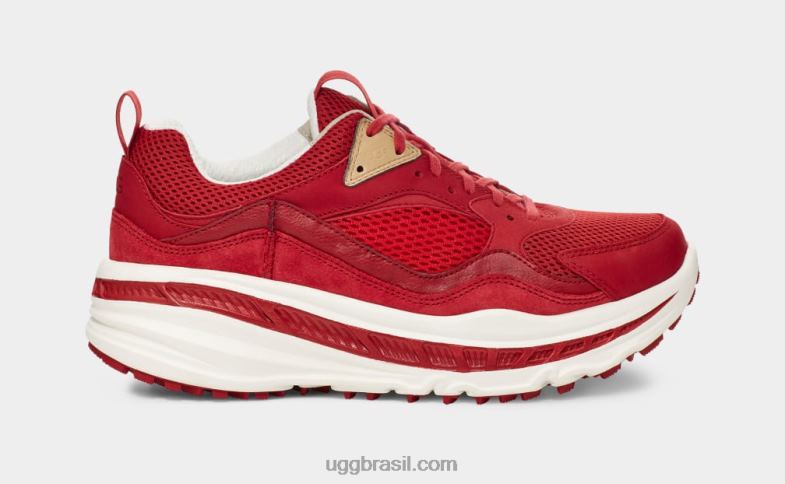 samba vermelho/branco 4VTTD1647 UGG homens ca805 x malha baixa