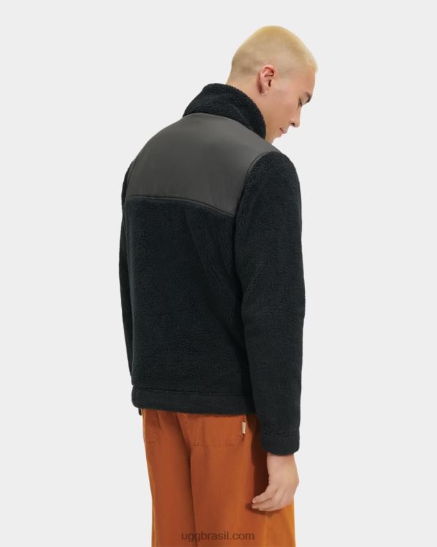 alcatrão 4VTTD1862 UGG homens jaqueta sherpa seth bloqueada
