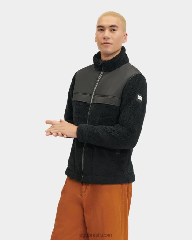 alcatrão 4VTTD1862 UGG homens jaqueta sherpa seth bloqueada
