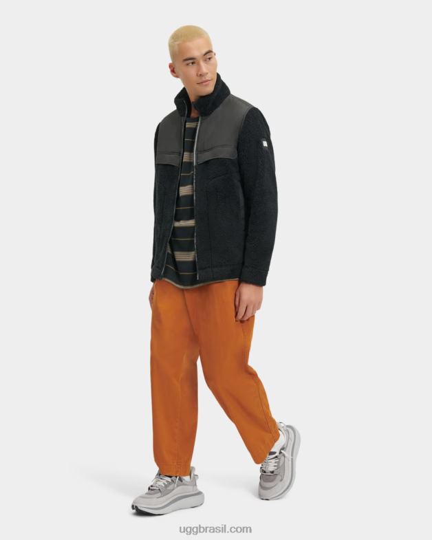alcatrão 4VTTD1862 UGG homens jaqueta sherpa seth bloqueada
