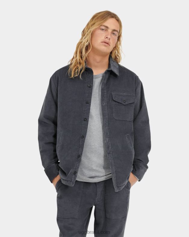 ciclone 4VTTD1868 UGG homens jaqueta de camisa de botão theodore