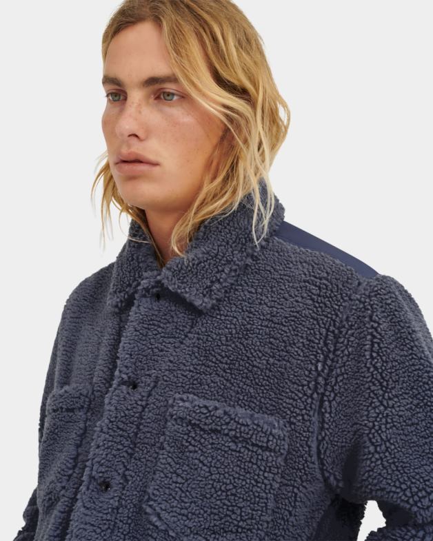 ciclone 4VTTD1886 UGG homens Jaqueta Trucker Janson Sherpa