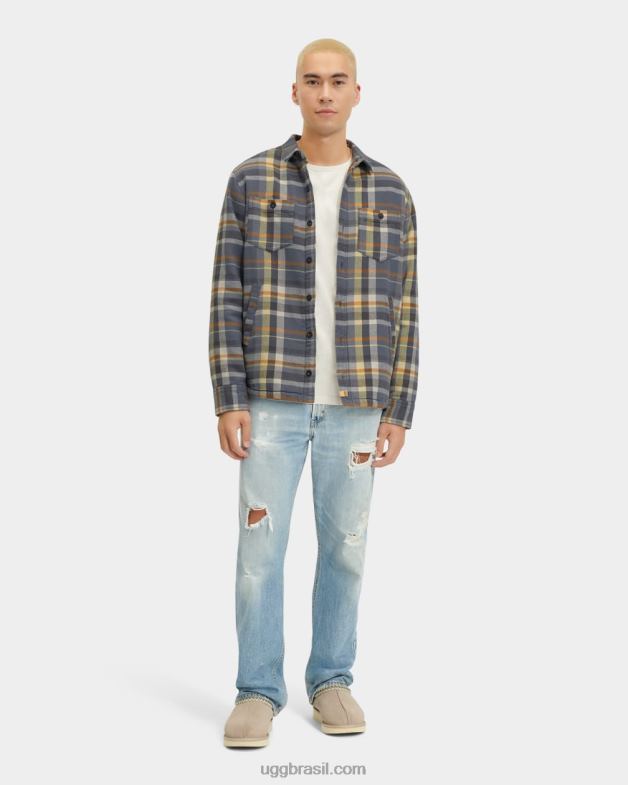 ciclone multi 4VTTD1876 UGG homens jaqueta xadrez braxton