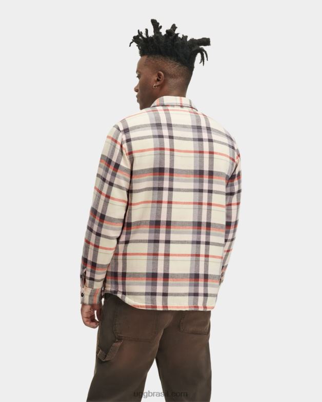 flor de lótus multi 4VTTD1877 UGG homens jaqueta xadrez braxton