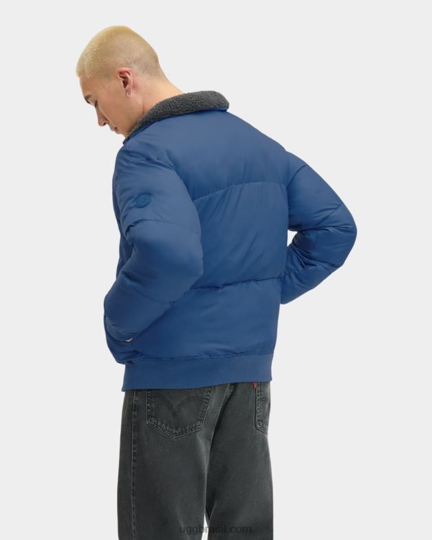 marinha 4VTTD1890 UGG homens damion sherpa jaqueta puffer