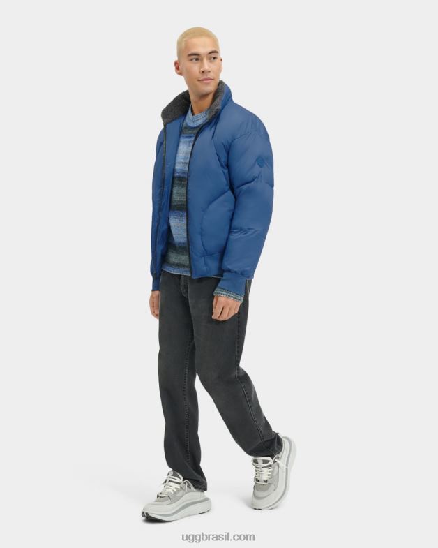 marinha 4VTTD1890 UGG homens damion sherpa jaqueta puffer