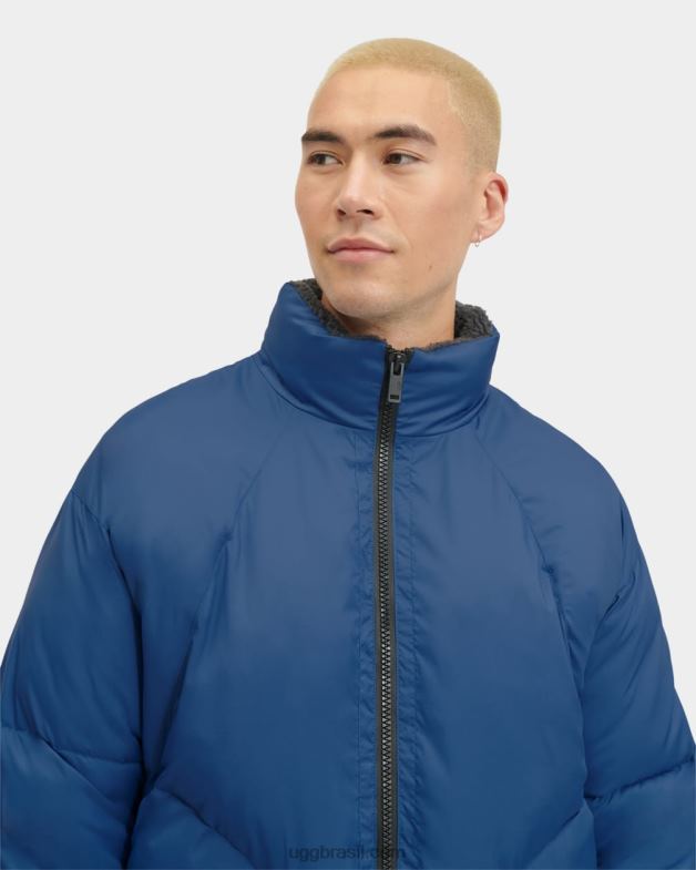 marinha 4VTTD1890 UGG homens damion sherpa jaqueta puffer