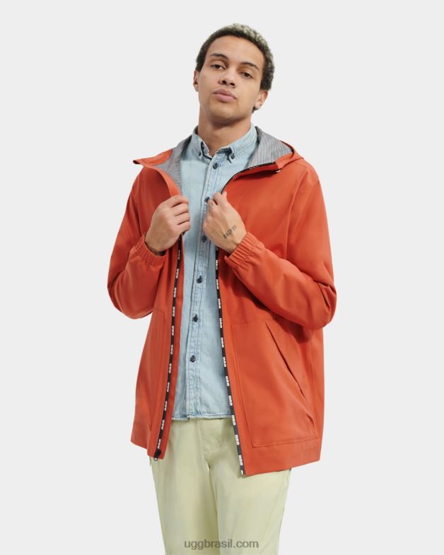 vermelho adobe 4VTTD1794 UGG homens capa de chuva brennon