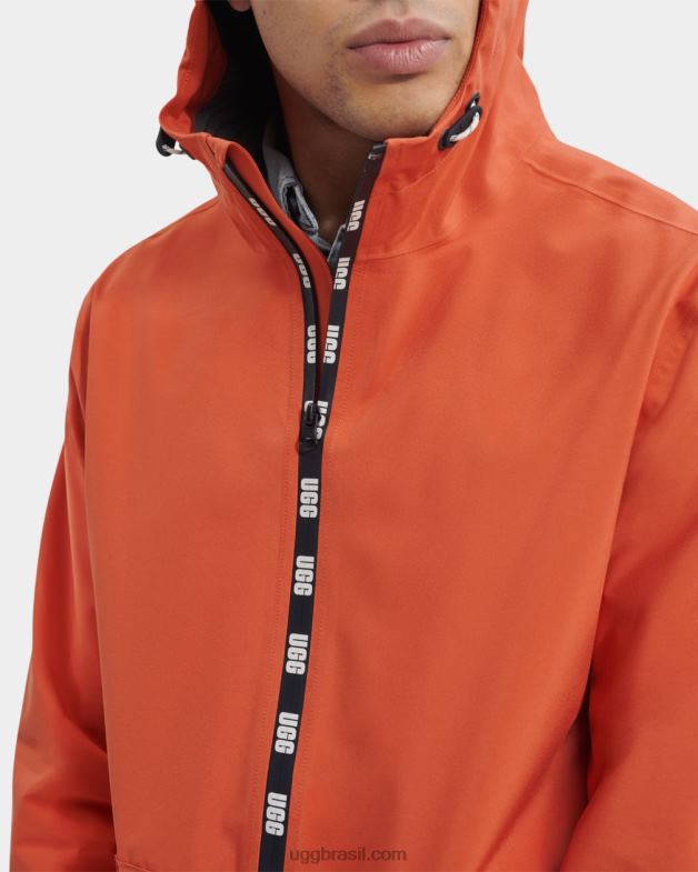 vermelho adobe 4VTTD1794 UGG homens capa de chuva brennon