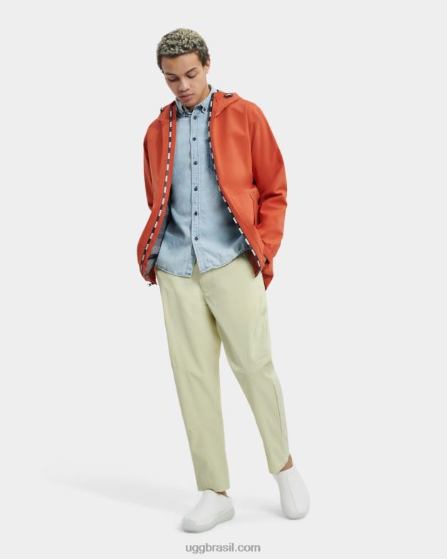 vermelho adobe 4VTTD1794 UGG homens capa de chuva brennon