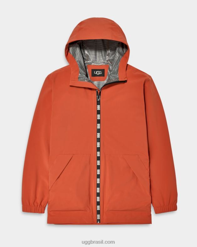 vermelho adobe 4VTTD1794 UGG homens capa de chuva brennon