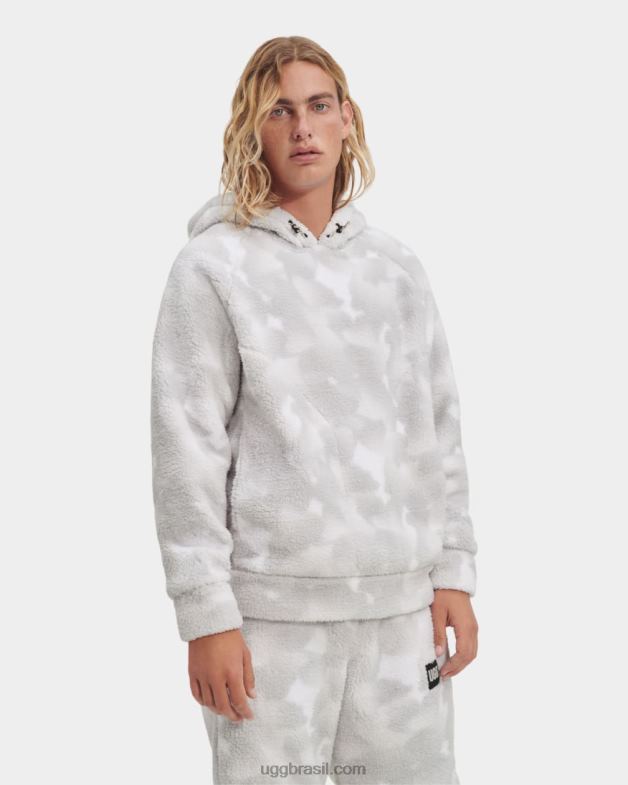 camuflagem de paz de papoula branca 4VTTD270 UGG homens moletom dannen sherpa