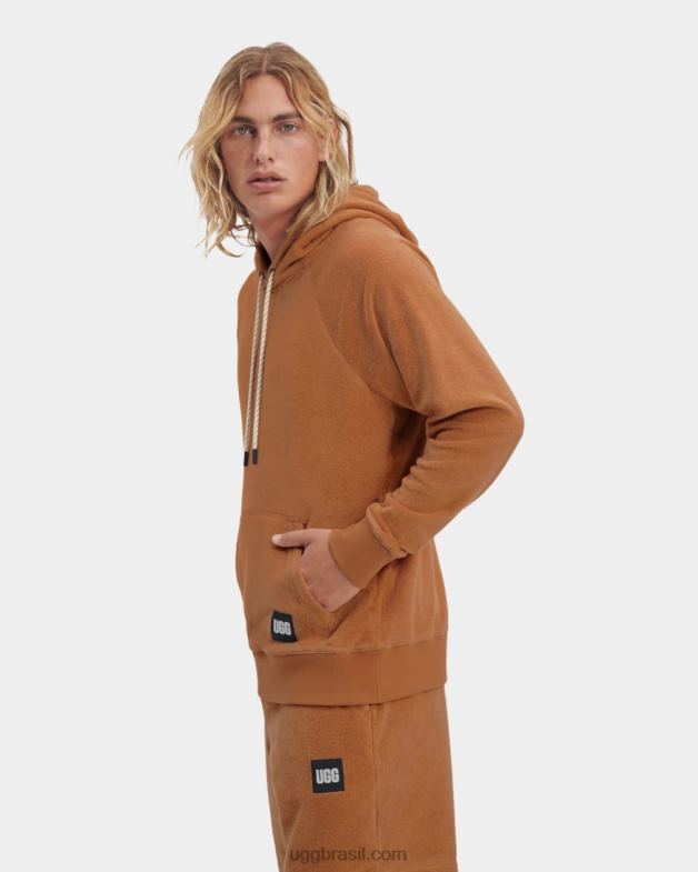 castanha 4VTTD1816 UGG homens moletom com capuz terrance