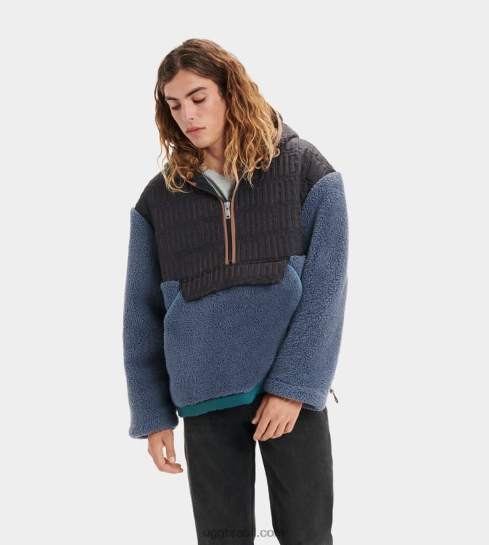 ciclone multi 4VTTD275 UGG homens pulôver iggy sherpa meio zíper