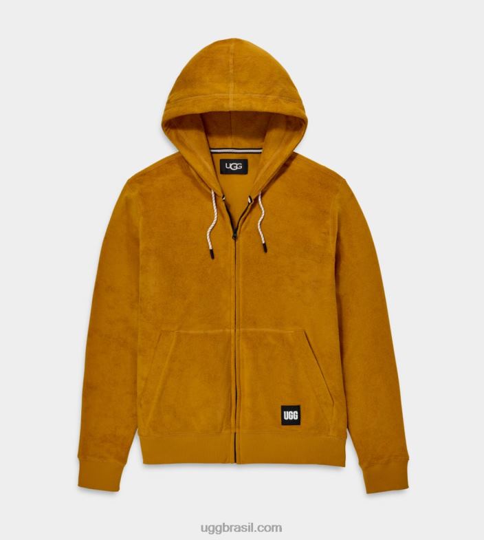 madeira de teca 4VTTD283 UGG homens forster moletom com zíper completo