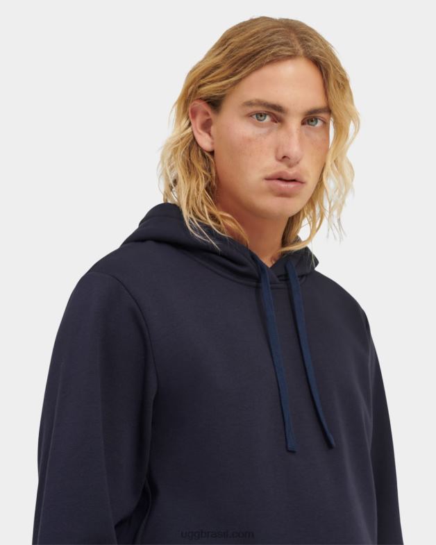 marinha 4VTTD1882 UGG homens moletom com capuz