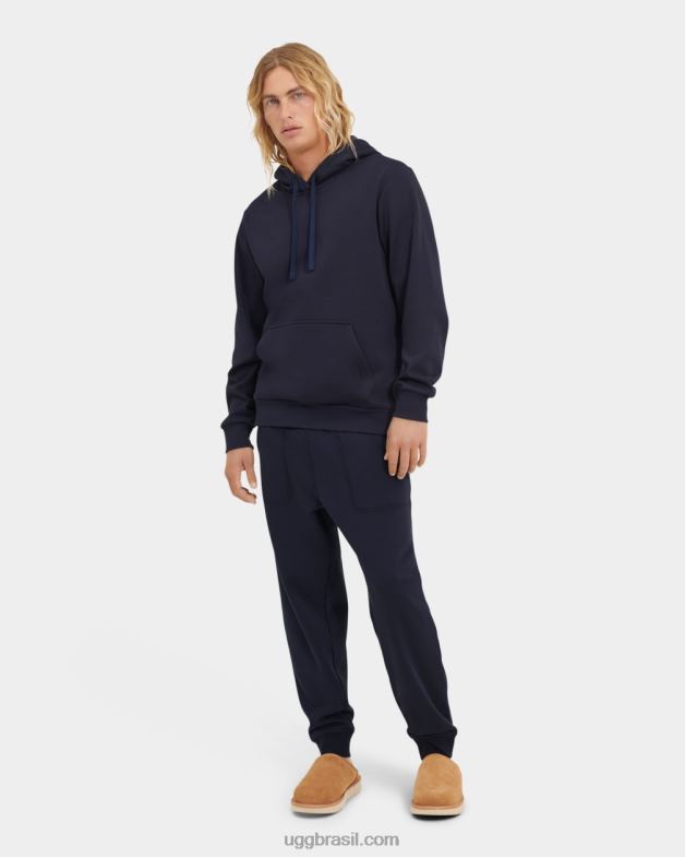 marinha 4VTTD1882 UGG homens moletom com capuz