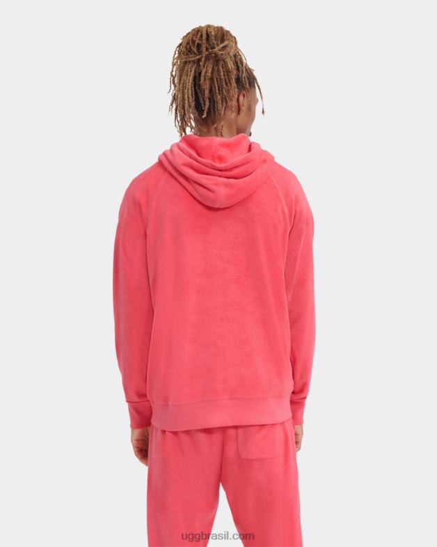 rosa pêssego 4VTTD2208 UGG homens moletom com capuz terrance