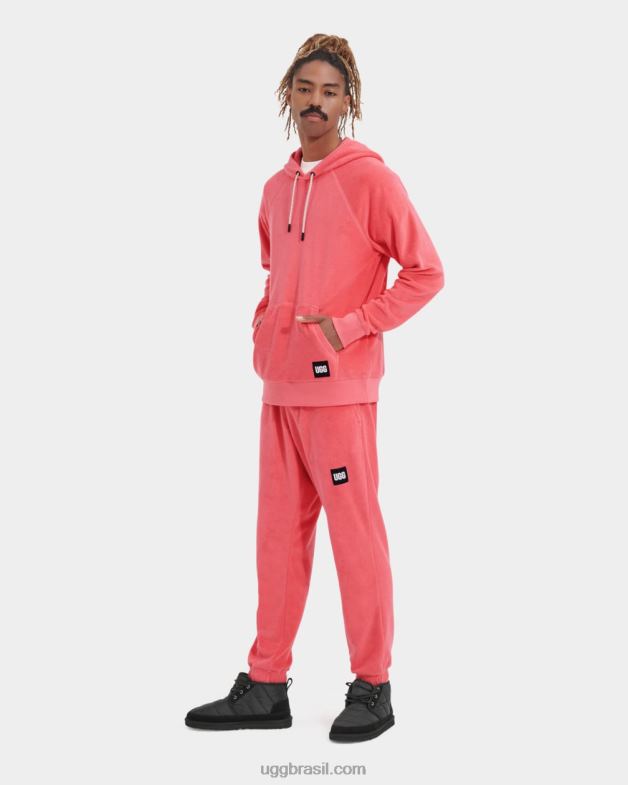 rosa pêssego 4VTTD2208 UGG homens moletom com capuz terrance