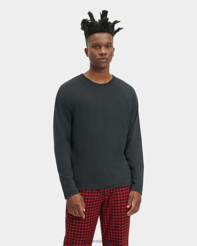 cheque preto/vermelho 4VTTD2205 UGG homens conjunto de pijama steiner com caixa de presente