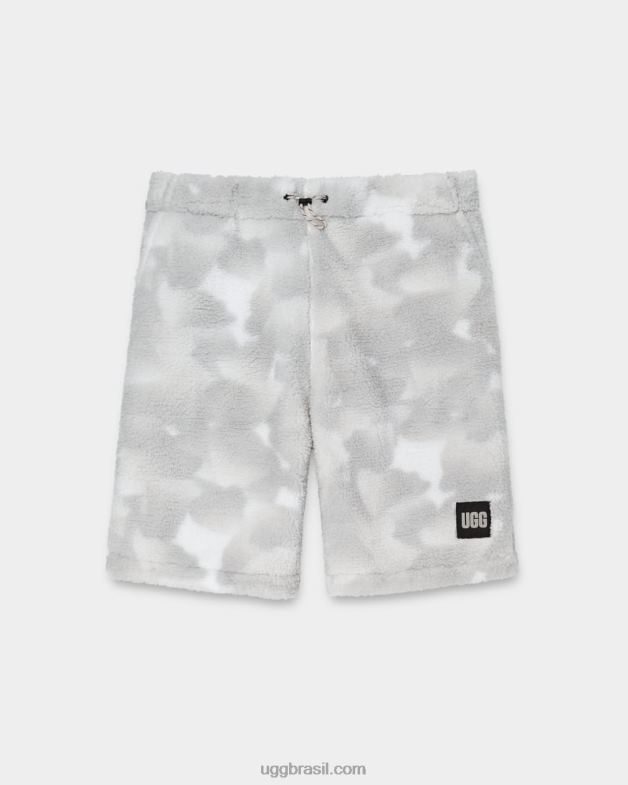 camuflagem de paz de papoula branca 4VTTD271 UGG homens short eckard sherpa