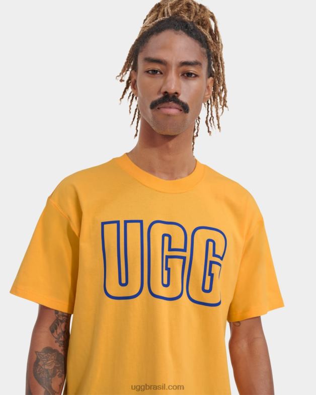 esboço gráfico de verão/netuno 4VTTD282 UGG homens camiseta com logo rhett