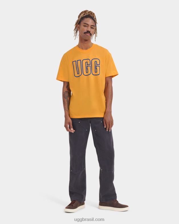 esboço gráfico de verão/netuno 4VTTD282 UGG homens camiseta com logo rhett