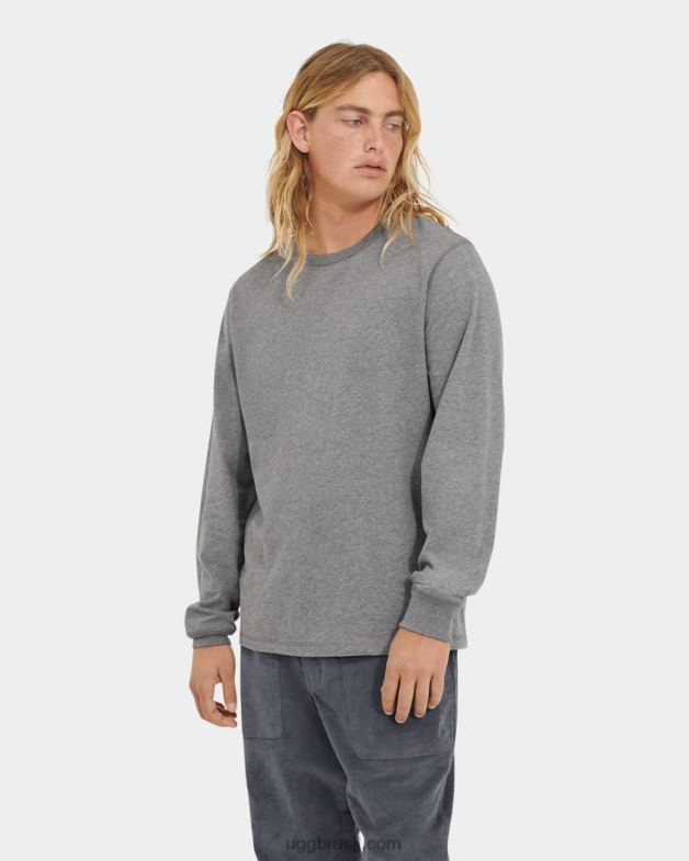 urze cinza 4VTTD1872 UGG homens camiseta manga longa austyn