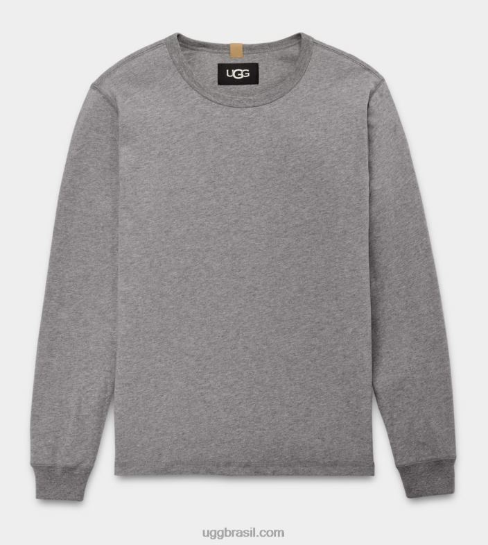 urze cinza 4VTTD1872 UGG homens camiseta manga longa austyn