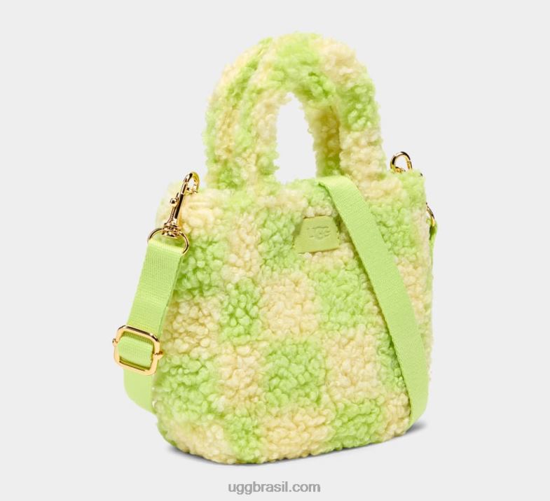 favo de mel/verde vibrante 4VTTD145 UGG mulheres maribel mini bolsa sherpa