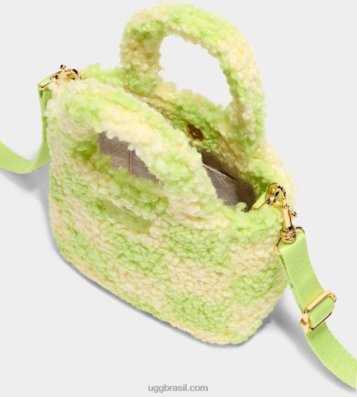 favo de mel/verde vibrante 4VTTD145 UGG mulheres maribel mini bolsa sherpa