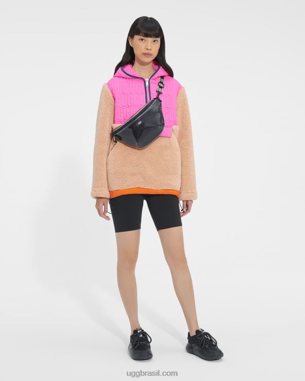 preto 4VTTD1398 UGG mulheres bolsa de cintura nasha transparente