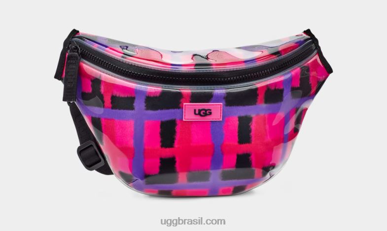 punk xadrez rock rose 4VTTD1397 UGG mulheres bolsa de cintura nasha transparente
