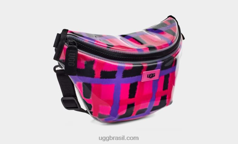punk xadrez rock rose 4VTTD1397 UGG mulheres bolsa de cintura nasha transparente