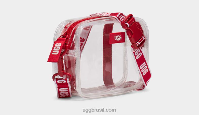 samba vermelho/claro 4VTTD1379 UGG mulheres janey ii transparente