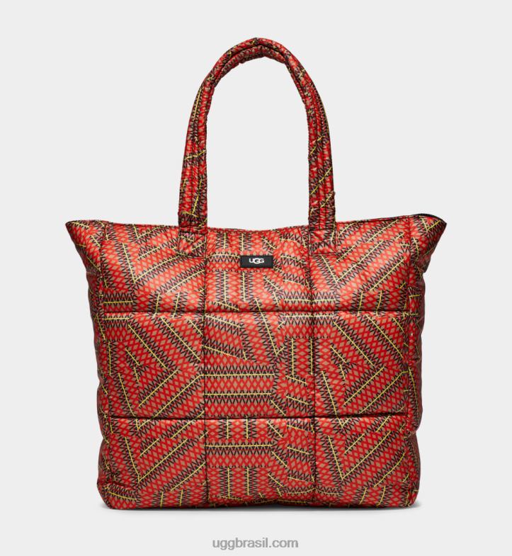 trança de herança castanha 4VTTD135 UGG mulheres bolsa puff ellory