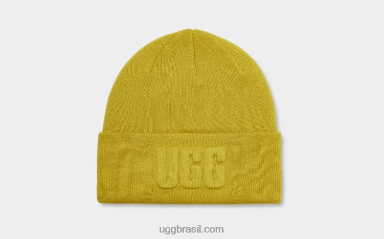 saborear 4VTTD1232 UGG mulheres gorro com logotipo gráfico 3D