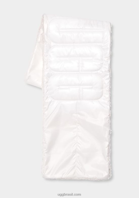 nimbo 4VTTD1265 UGG mulheres lenço com logo sherpa puffer