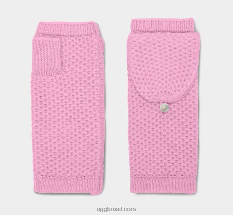 quartzo rosa 4VTTD170 UGG mulheres luva flip favo de mel aislinn