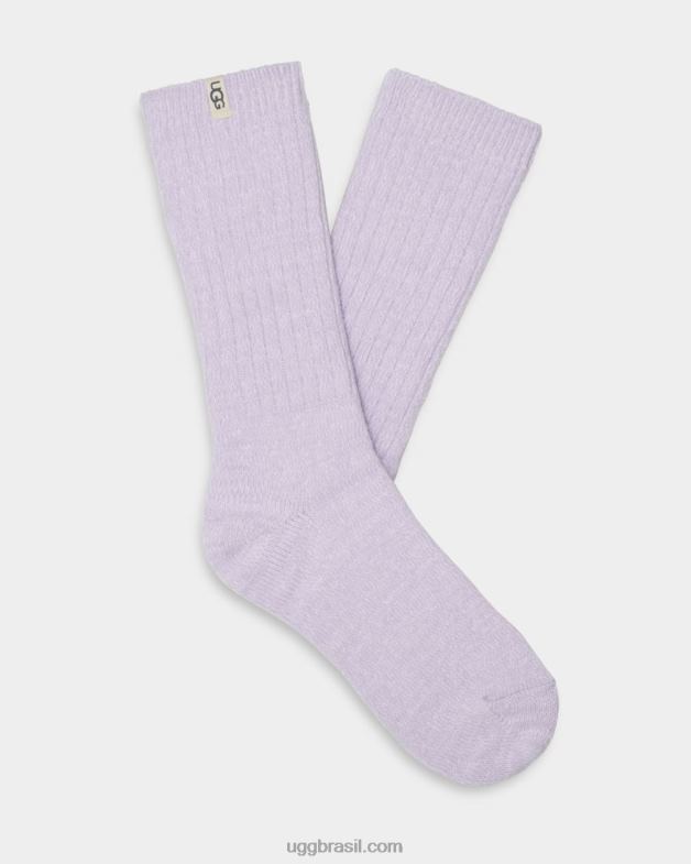 pétala de orquídea 4VTTD2103 UGG mulheres meia canoa slouchy em malha canelada
